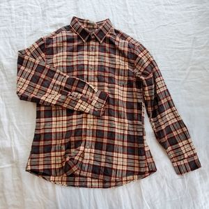 Large, Eddie Bauer Plaid Flannel with tag